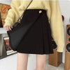 Y2K Button Short Pleated Skirt