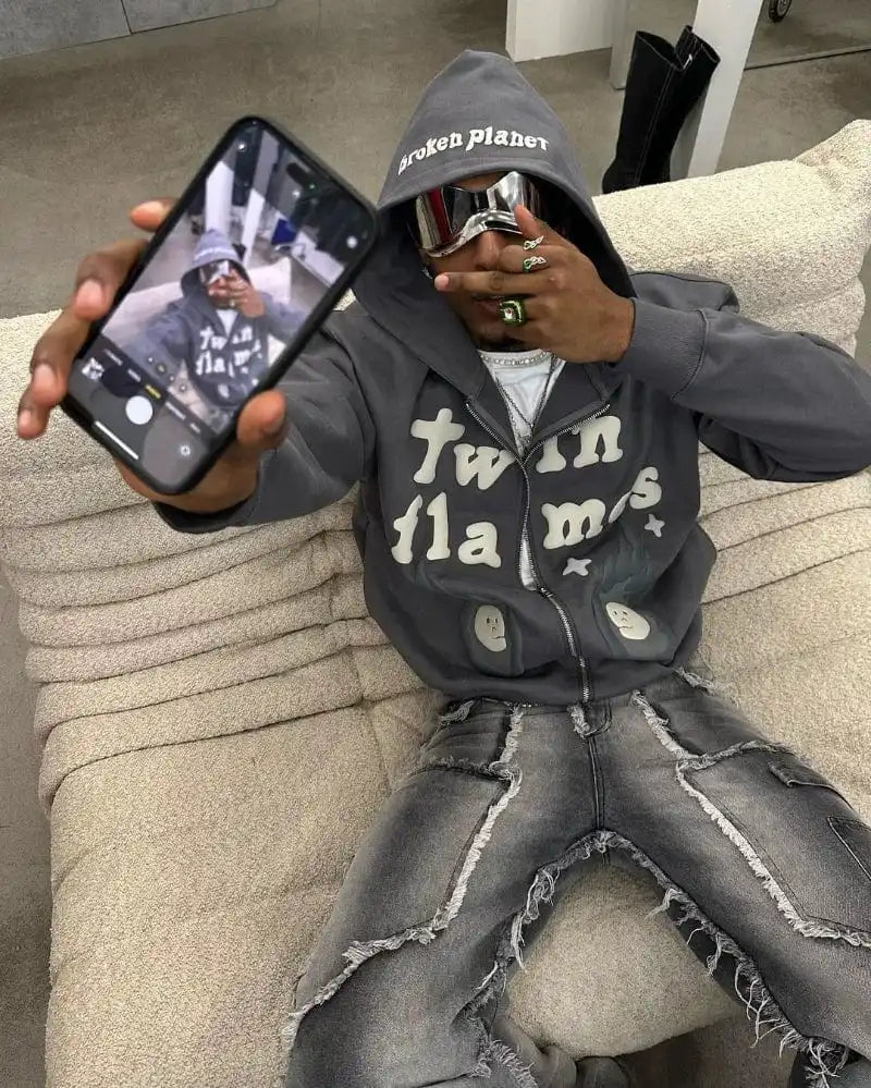 3D Printed Y2k Hoodie