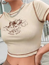 Angel Baby Y2k Crop Top