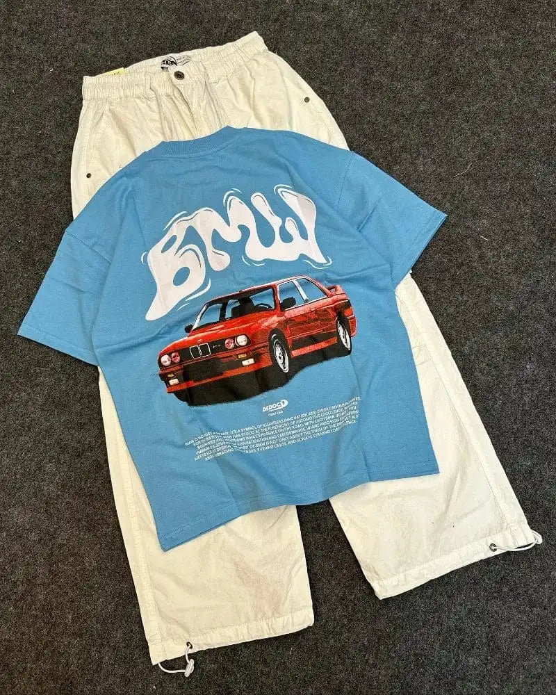 Car Print Y2K Shirt