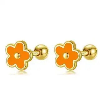 Flower Earrings Studs