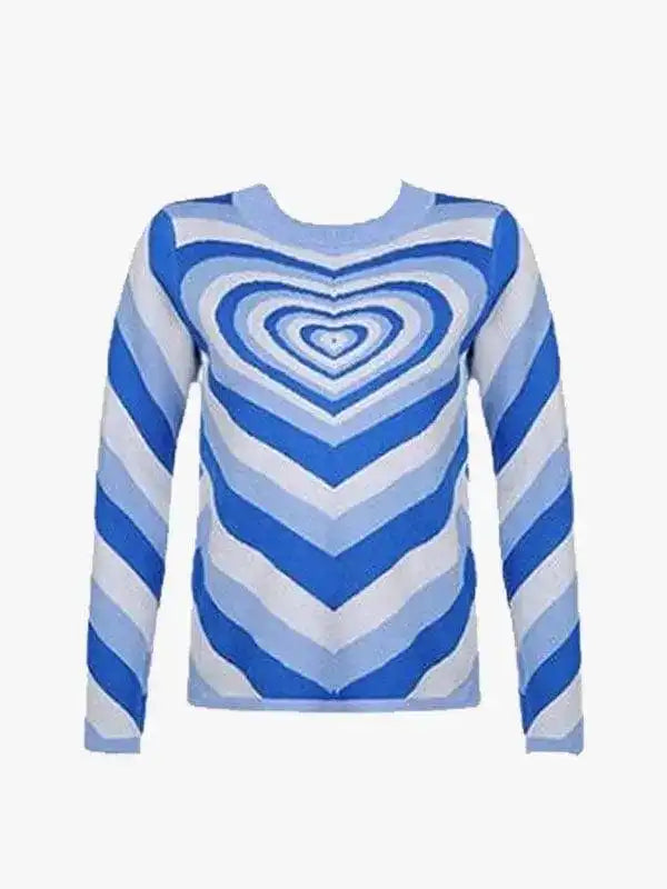 Heart Sweater Y2K