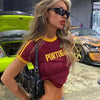 Portugal Y2k Crop Top