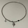 Star Moon Necklace Y2k