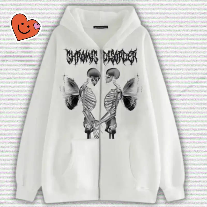 Women's Zip Up Hoodie Y2K