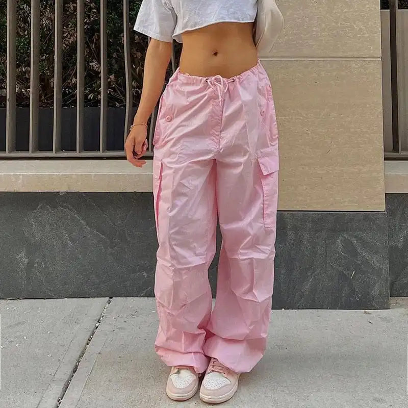 Y2K Blue Track Pants
