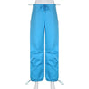 Y2K Blue Track Pants