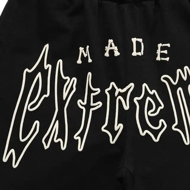 Y2K Bone Shorts Black