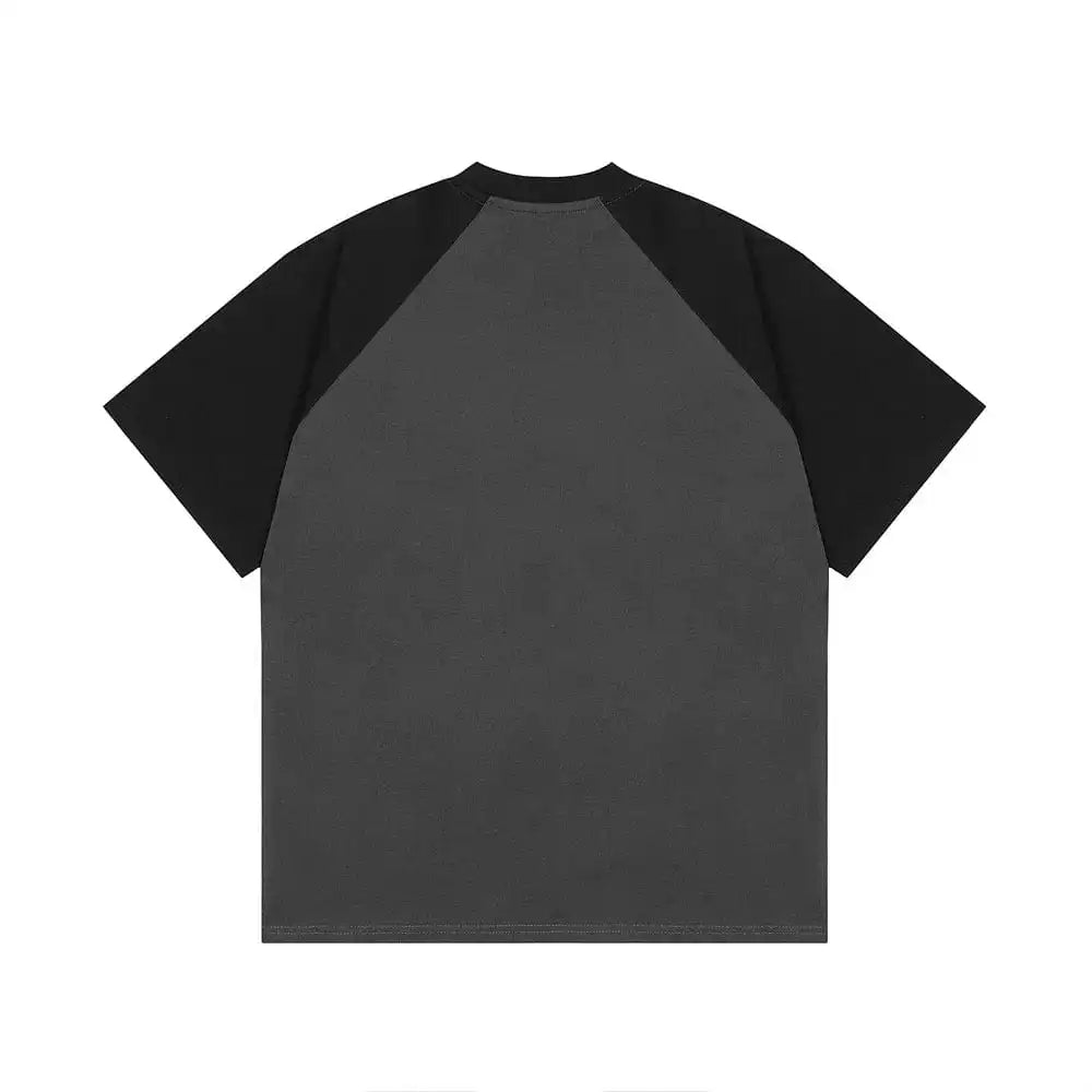 Y2K Contrast Paneled Tee