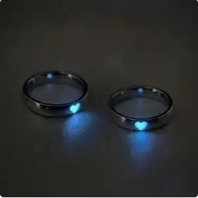 Y2K Couple Rings Set