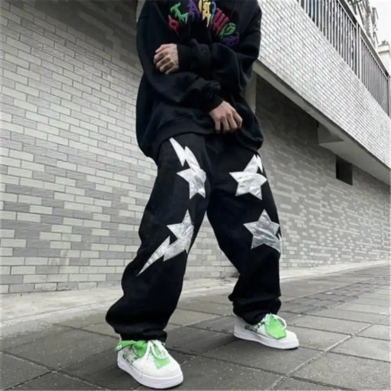 Y2K Embroidered Jeans