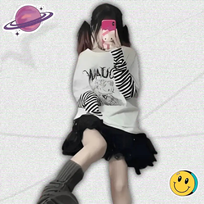 Y2K Fake Two Pieces Tank Top