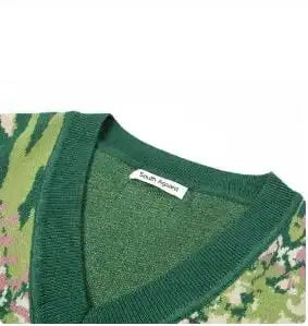Y2K Green Knitted Sweater