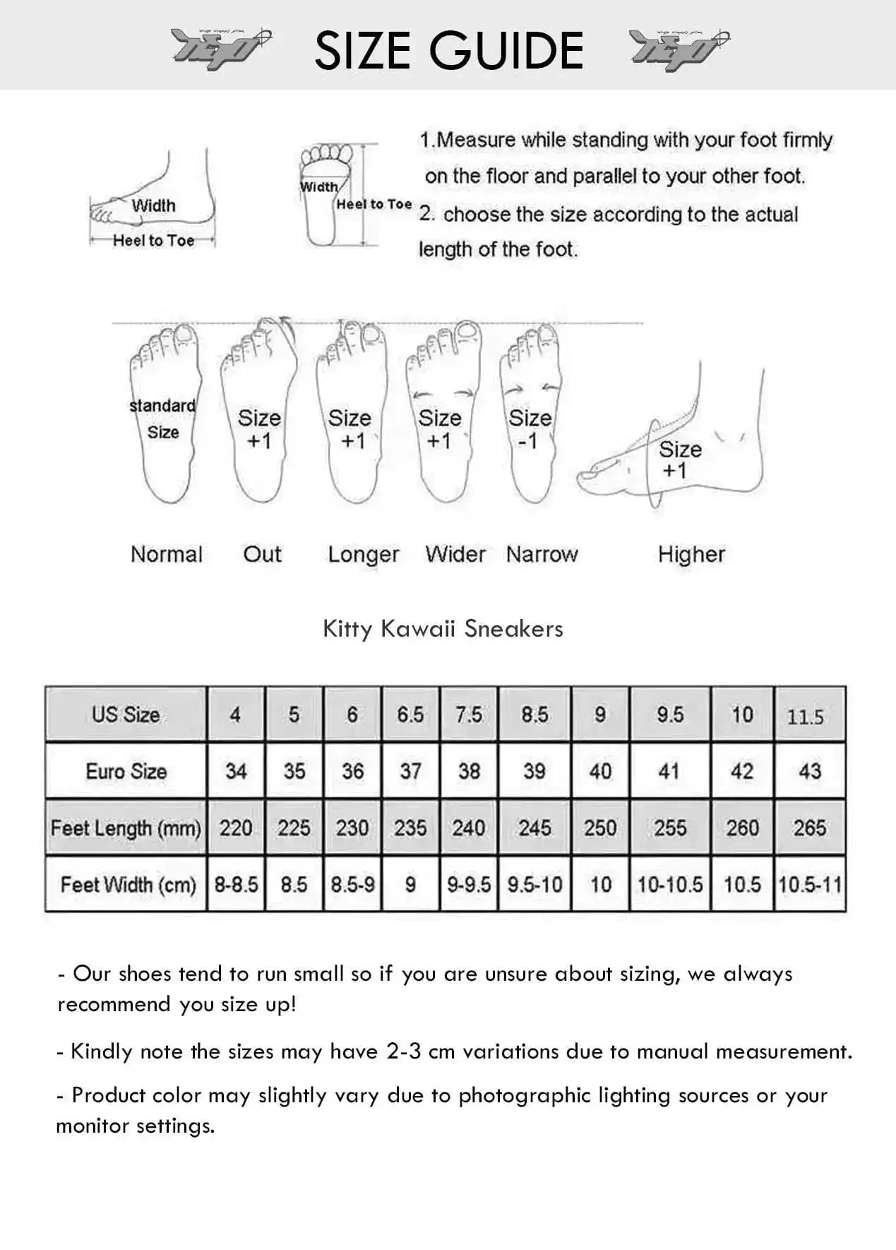 Y2K Kitty Kawaii Sneakers