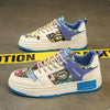 Y2K Leather Anime Sneakers