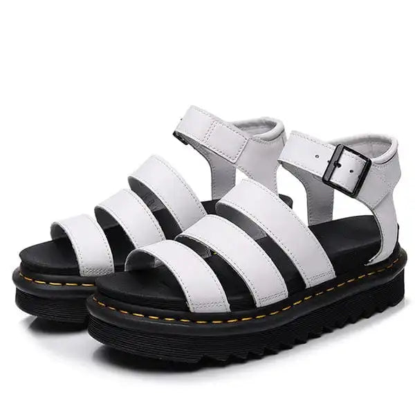 Y2K Leather Sandals