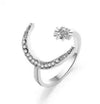 Y2K Moon And Star Ring