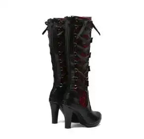 Y2K Multi-belt Buckle Boots