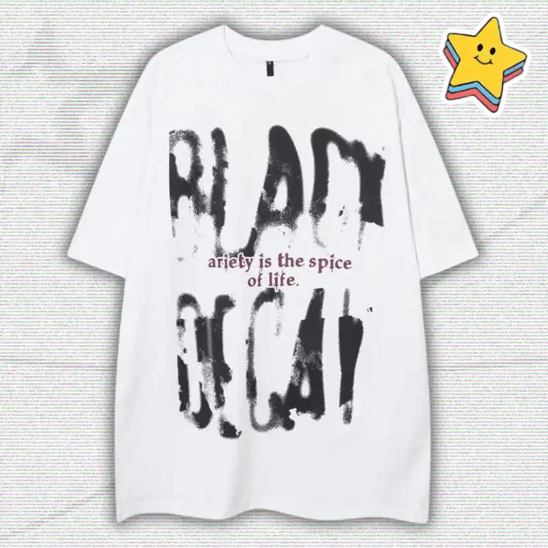 Y2K Oversized Graphic Tee