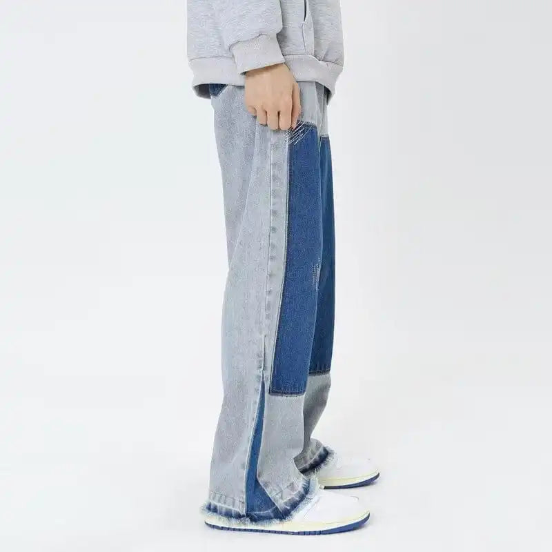 Y2K Patchwork Jeans