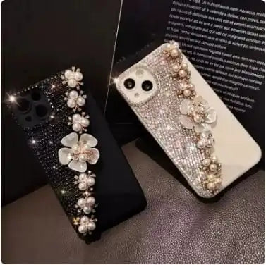 Y2K Pearl Flower Phone Case