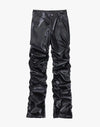 Y2K Pleated Leather Pants