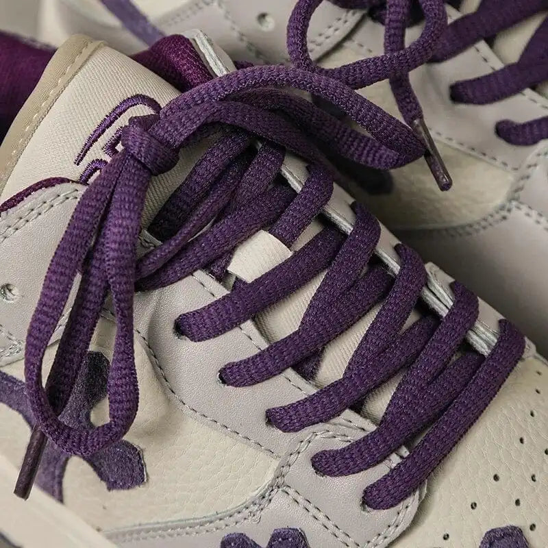 Y2K Purple Cross Sneakers