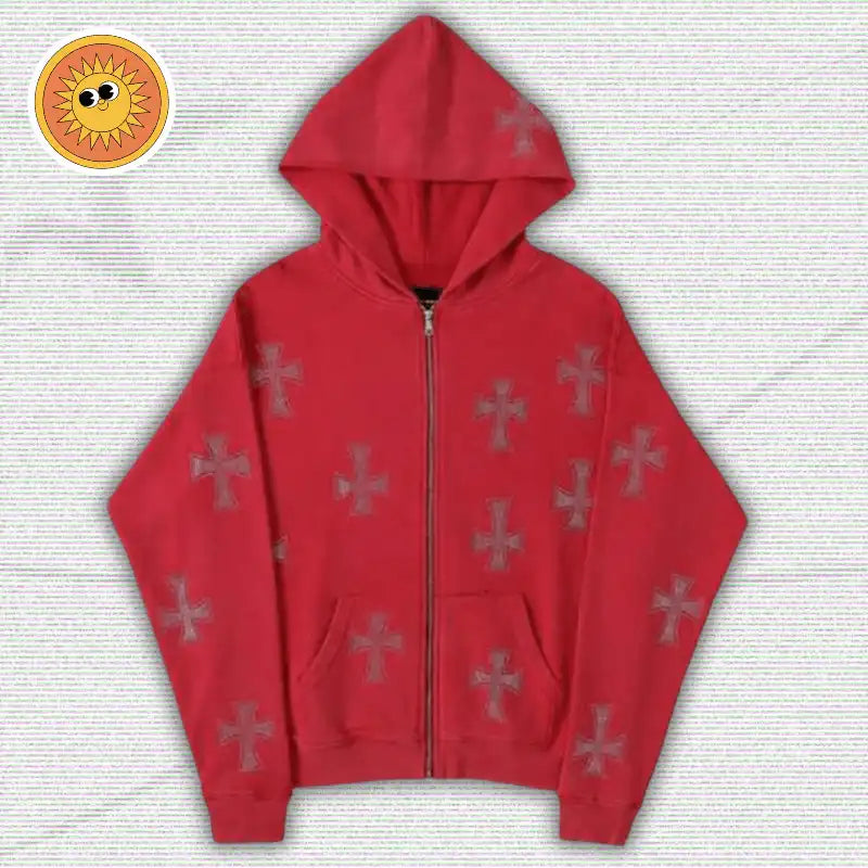 Y2K Rhinestone Cross Jacket