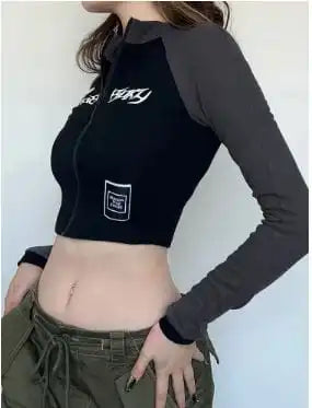 Y2K Sexy Tight Crop Top