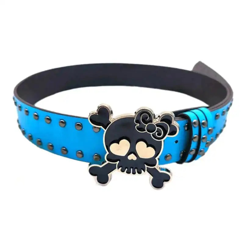 Y2K Skull Belt