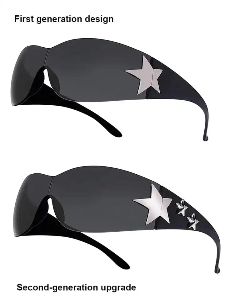 Y2K Star Glasses