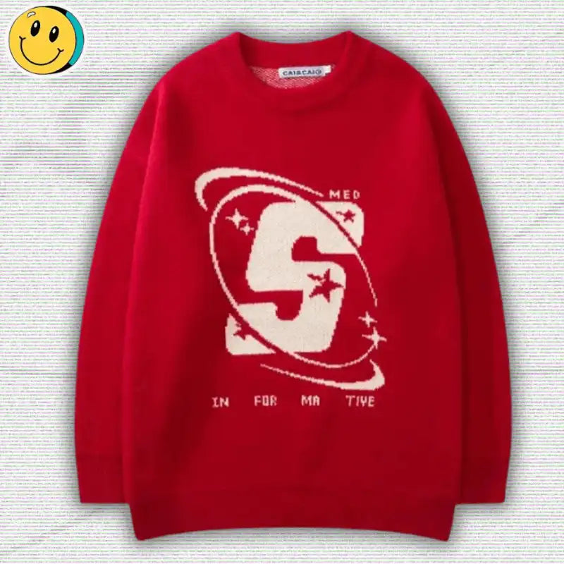 Y2K Universe Graphic Sweater