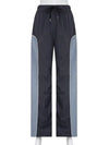 Y2K Wide Leg Parachute Pants