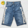 Y2k Skeleton Jorts