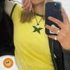 Y2k Yellow Shirt